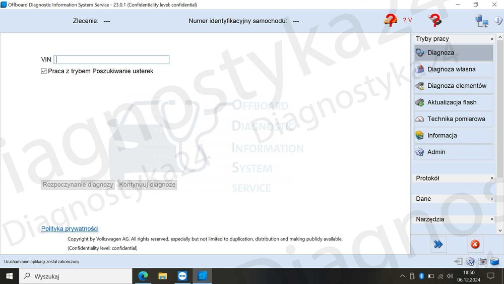 Odis-S 23.0.1 Najnowsza Wersja VAS6154A VNCI DoiP Zdalna Instalacja