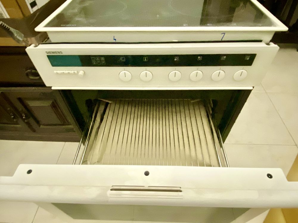 Forno placa e exaustor