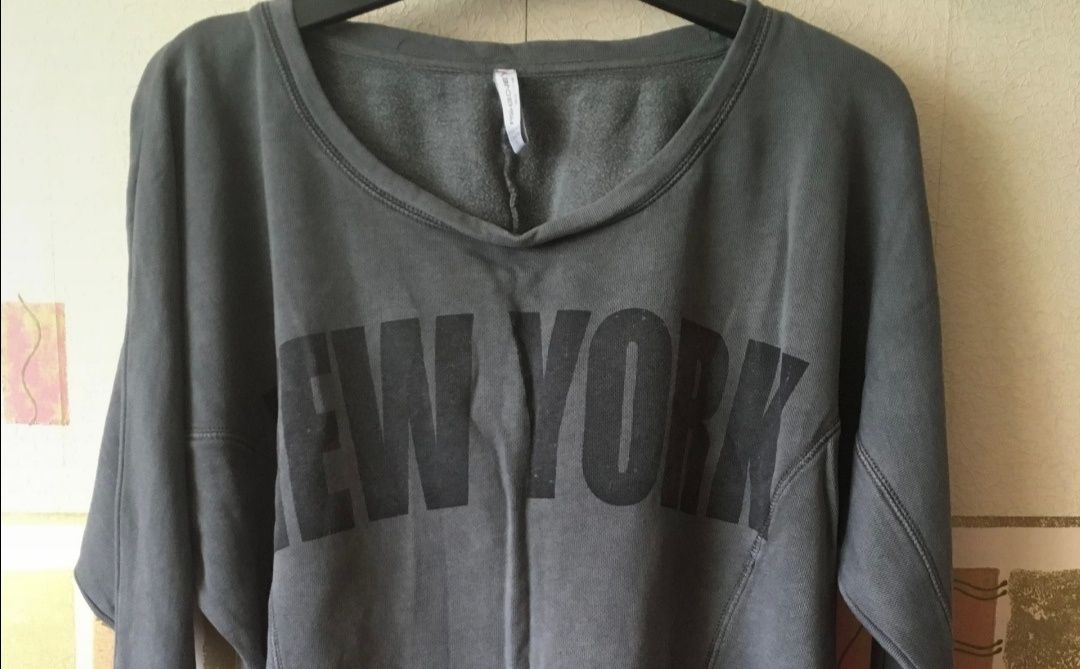 krótsza  bluza  szersza  crop - top /  NEW YORKER  /  rozm. s