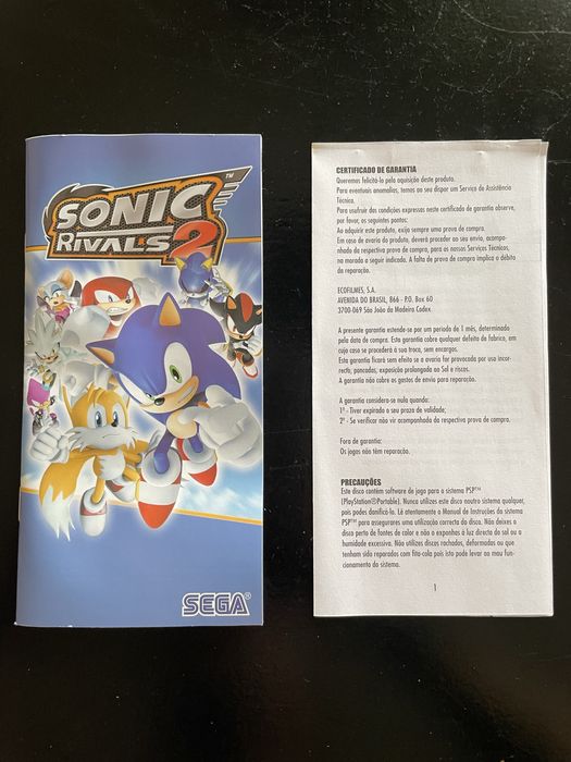 Sonic Rivals 2 (PSP Essentials, PAL) | Completo CIB