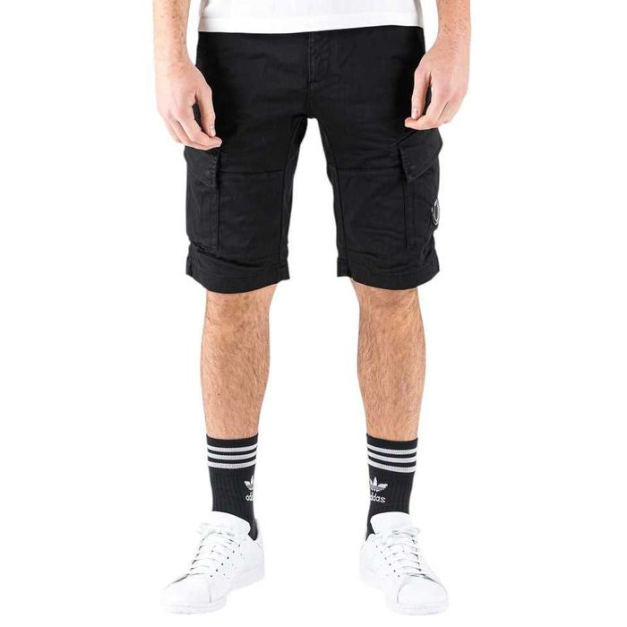 Шорти C.P. Company Stretch Sateen Cargo Shorts Black