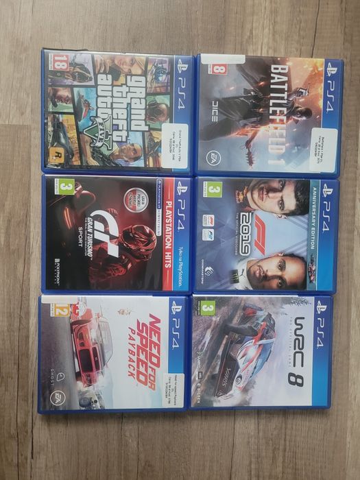 Konsola Playstation 4, 2 pady, gry, dysk 2 TB