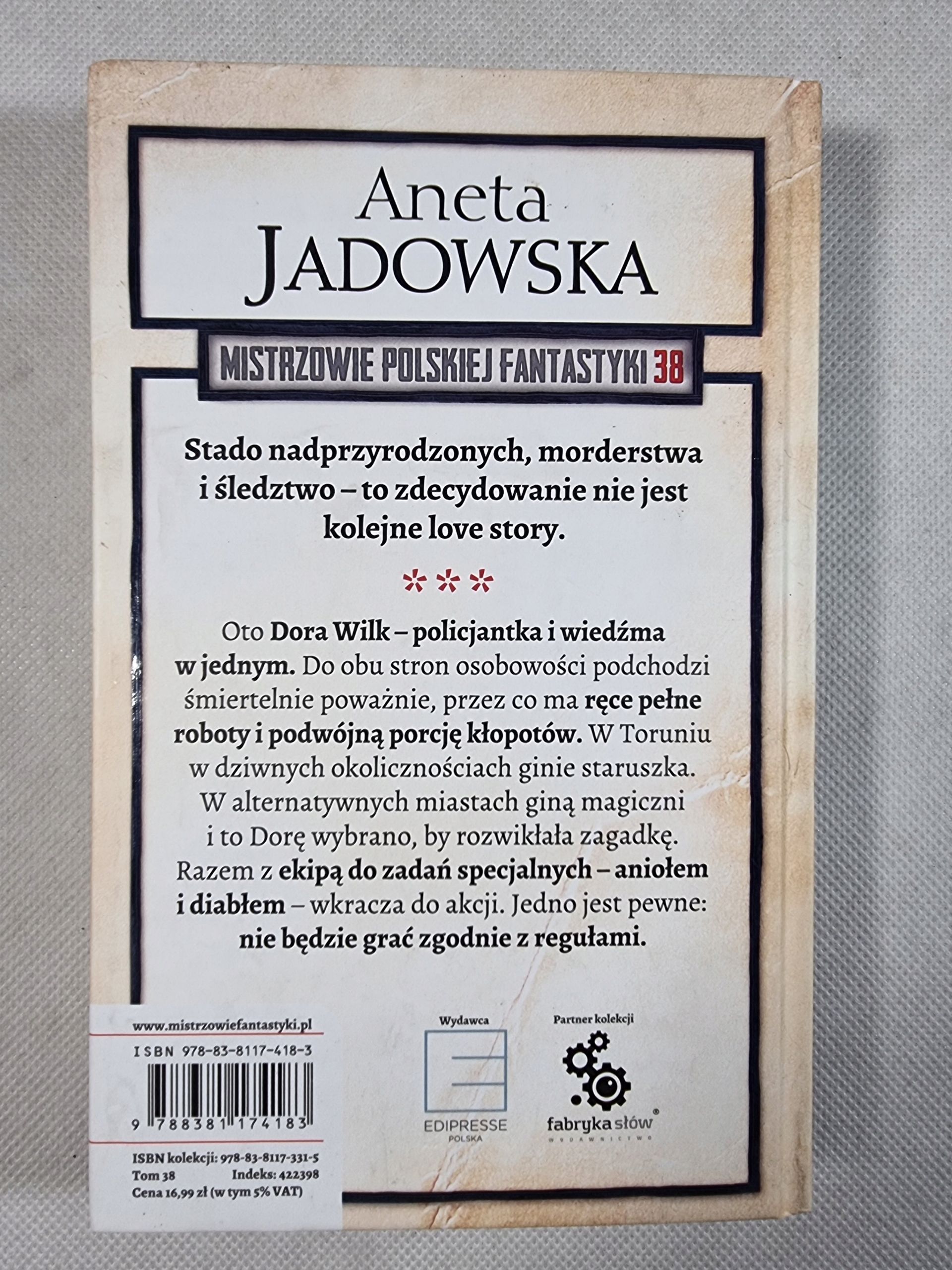 Złodziej Dusz / Jadowska / Mistrzowie Polskiej Fantastyki 38