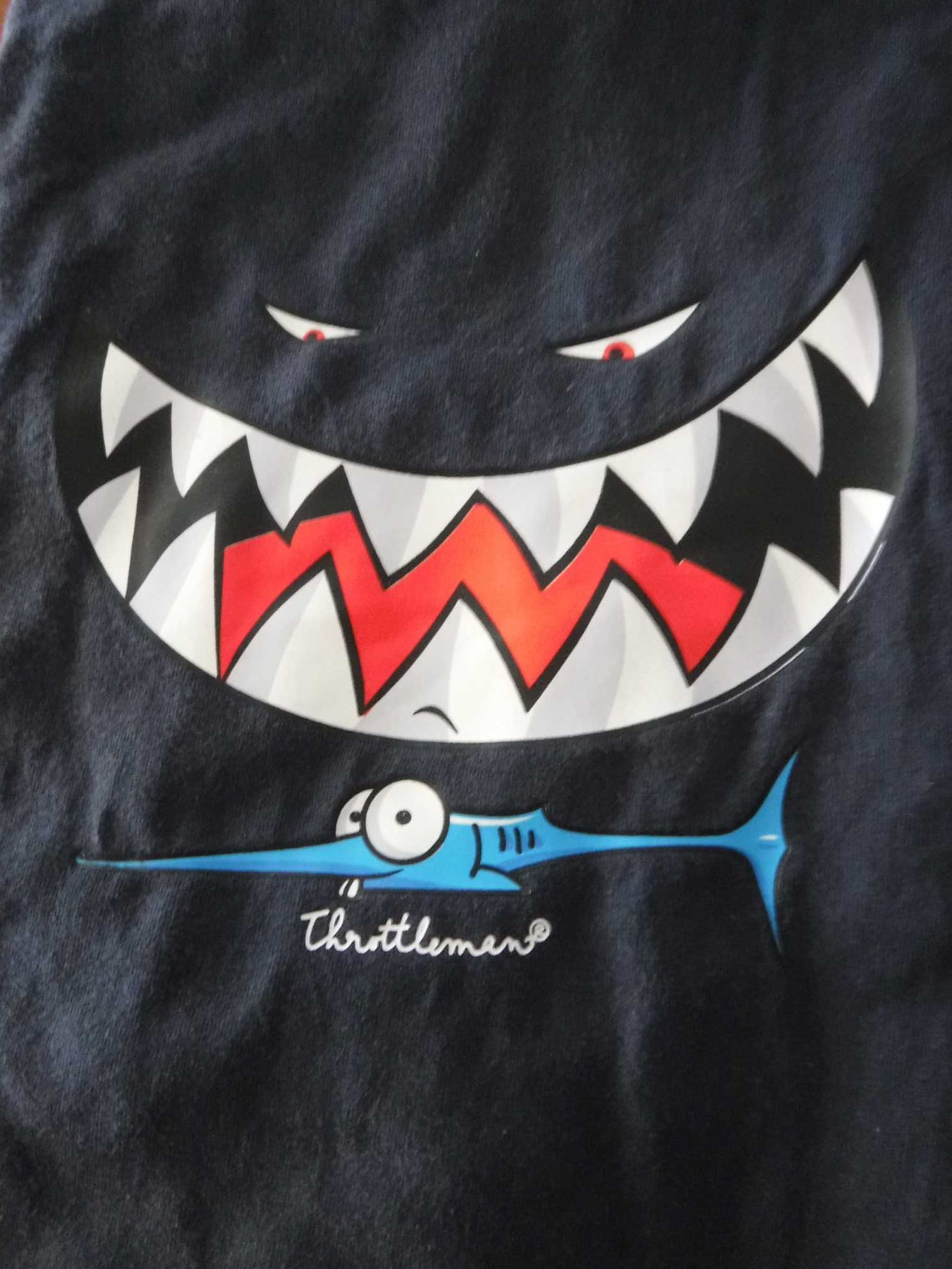 T-shirt Throttleman M Apoia a conservação dos oceanos