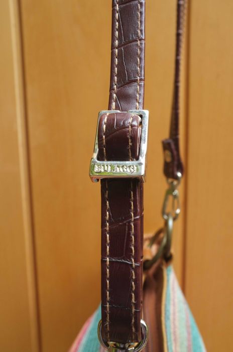 kolorowa etniczna torebka z rafii tęczowa etno folk grunge paski tote