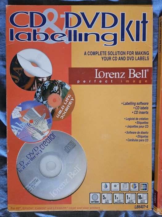 Labels  DVD, CD - para impressora