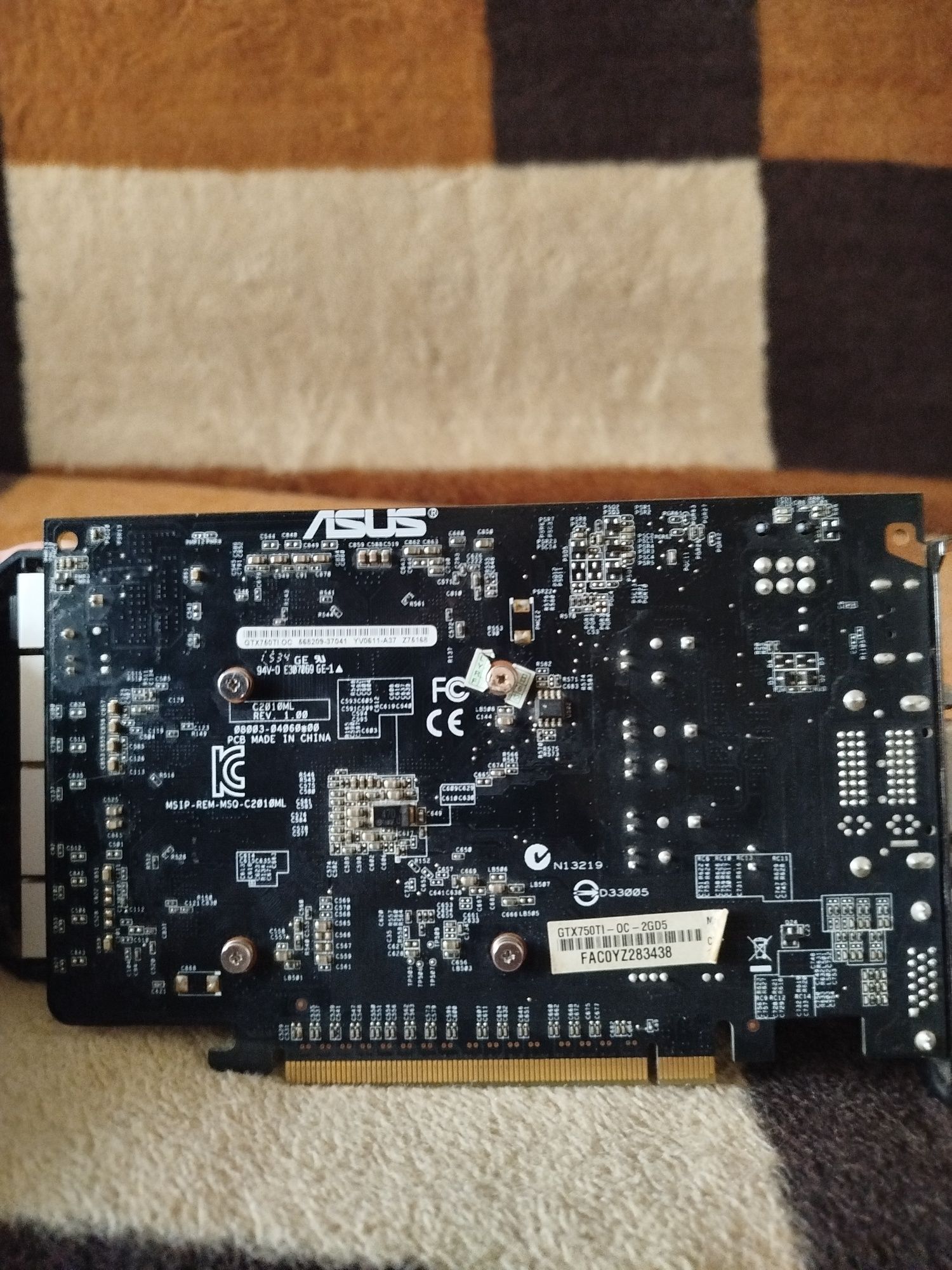 Видеокарта GTX750Ti Робоча