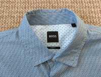 Hugo Boss L рубашка multilogo slim fit оригинал