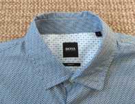 Hugo Boss L рубашка multilogo slim fit оригинал