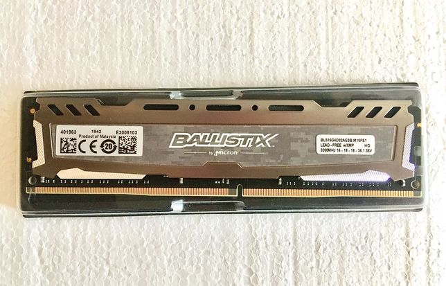 Memória Crucial Ballistix 16GB DDR4 3200Mhz vendo/troco