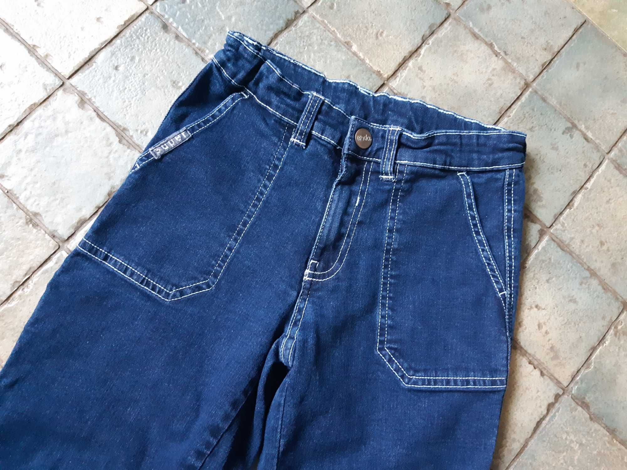 ENDO jeansy 134 spodnie chłopięce