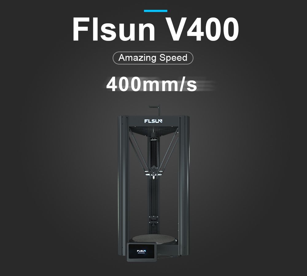 FLSUN V400 Szybka drukarka Delta 3D+Gratis Filament