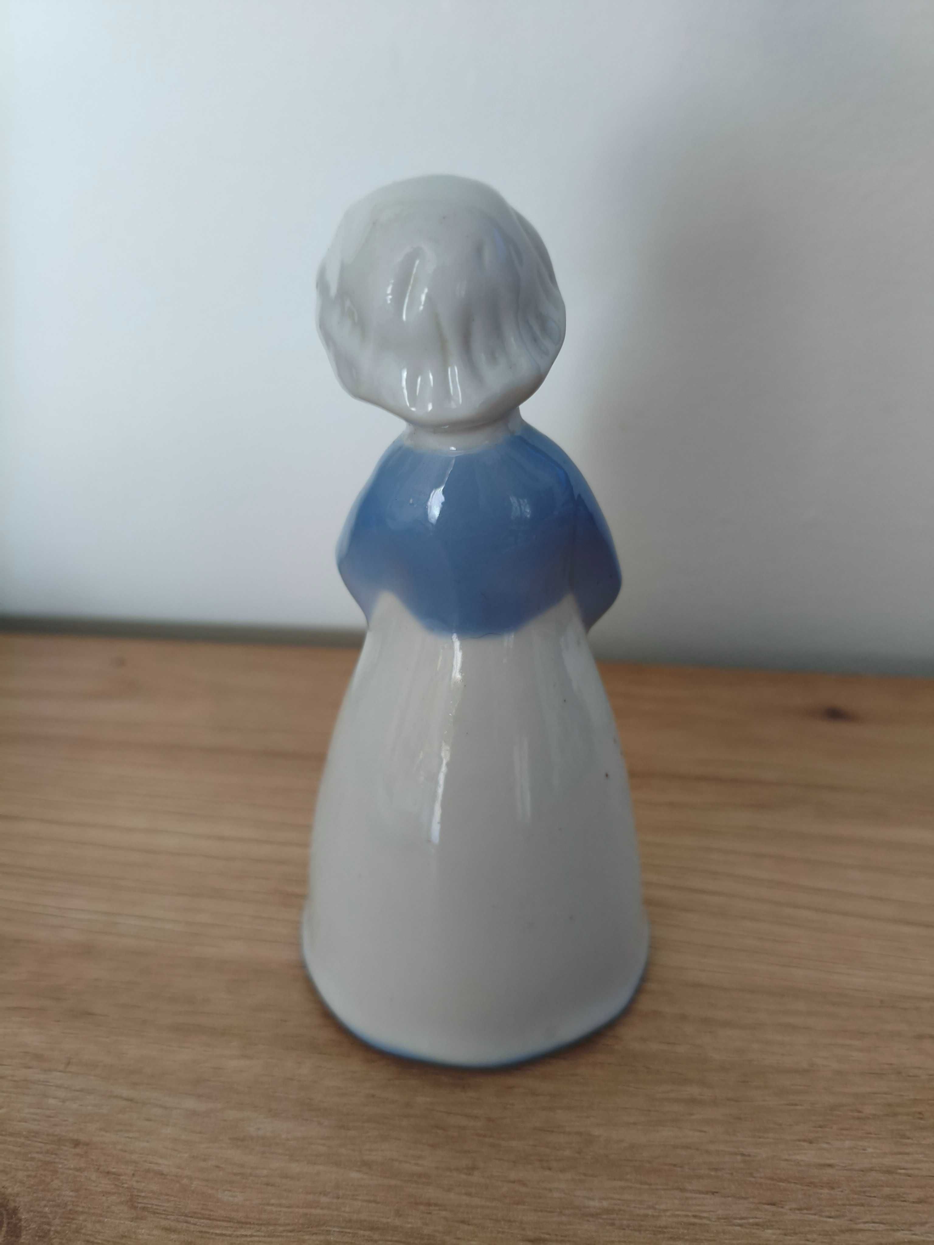 Figurka świecznik dziewczynka porcelana