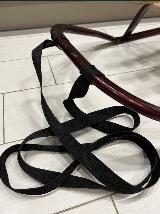 Санки дерев'яні з металевою основою