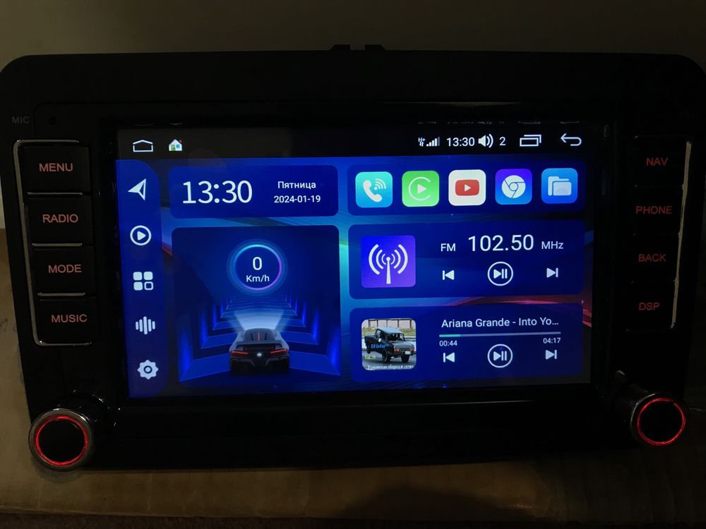 Android Volkswagen Skoda 8 ядер 4G DSP 3Gb/32Gb SEAT Carplay WiFi