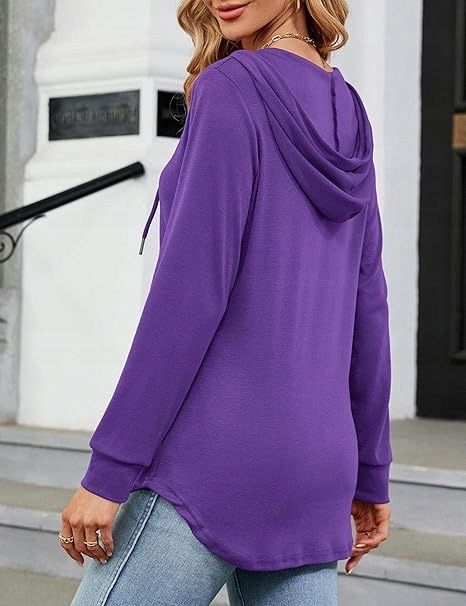 Bluza damska fioletowa r. M