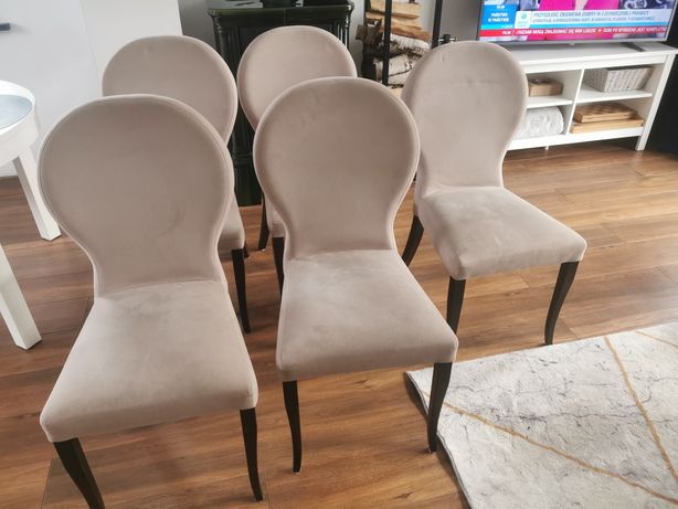 Zestaw 5 krzeseł do salonu