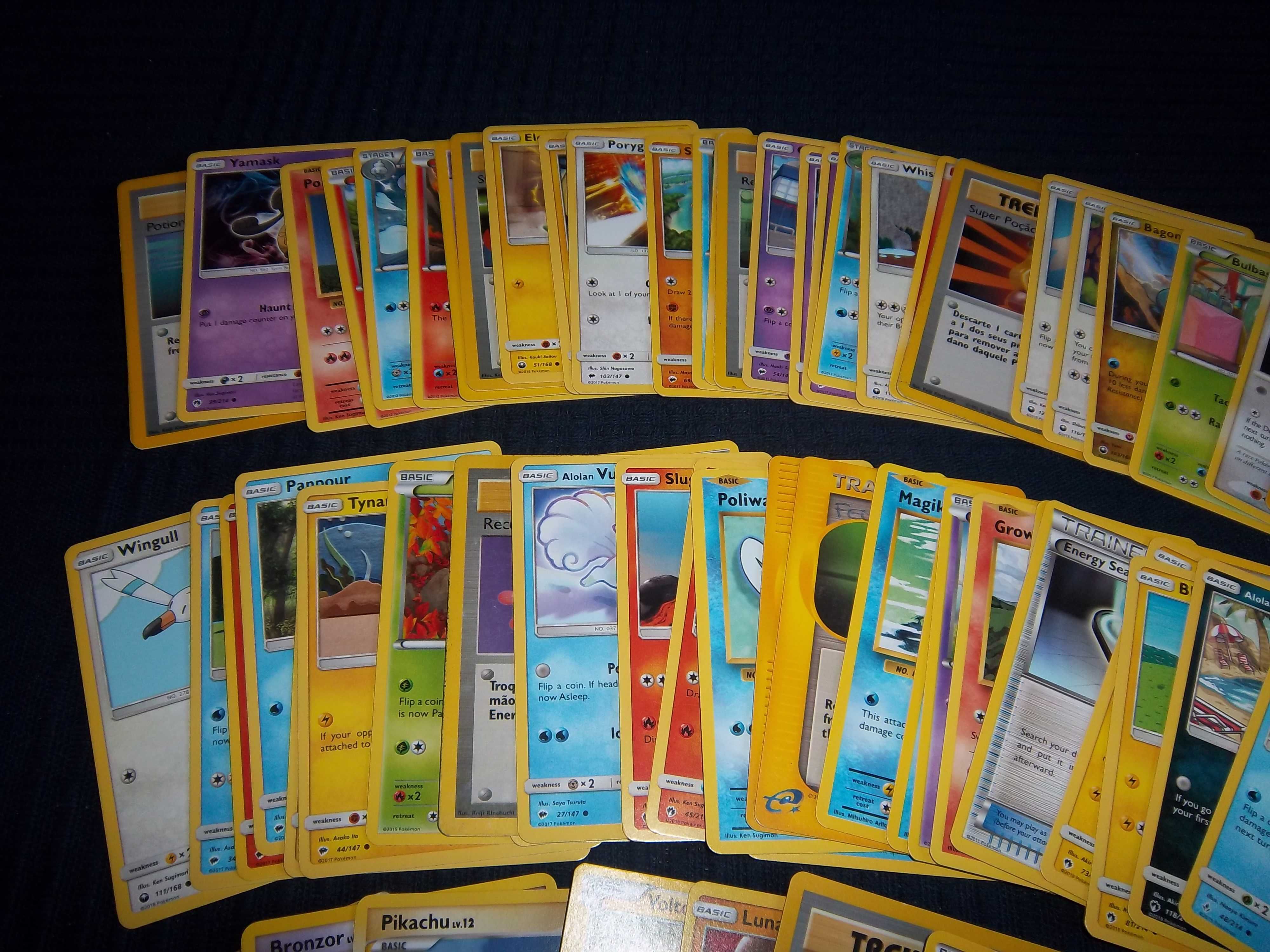 100 cartas Pokemon