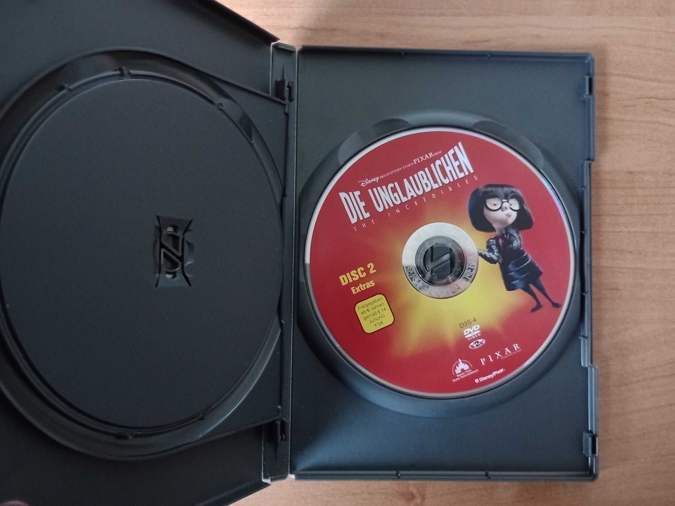 Iniemamocni The Incredibles Die Unglaublichen DVD video po niemiecku