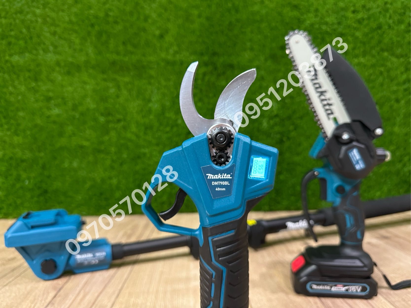 Набор 3/1 Makita Секатор DMT90BL Мини пилка DUC366 Удлинитель 36V 6Ah
