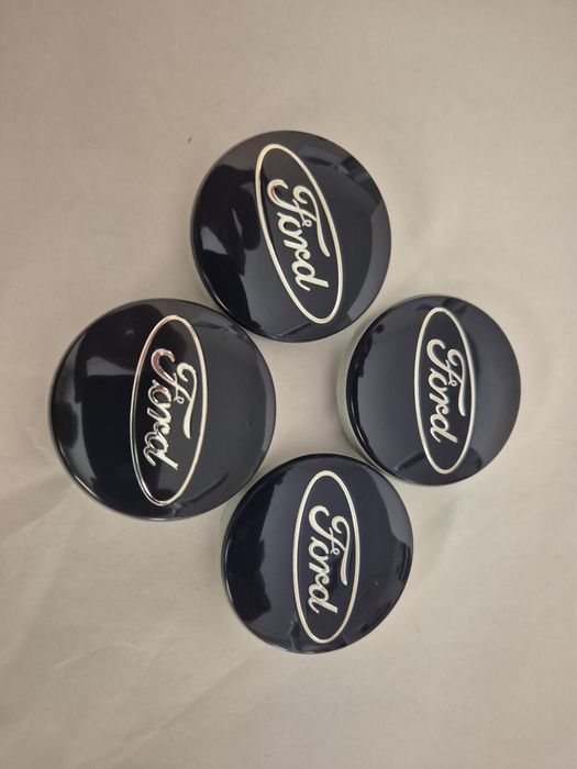 dekielki kapsle kołpaki do alu felg Forda średnica 5,2/5,4 cm granatow