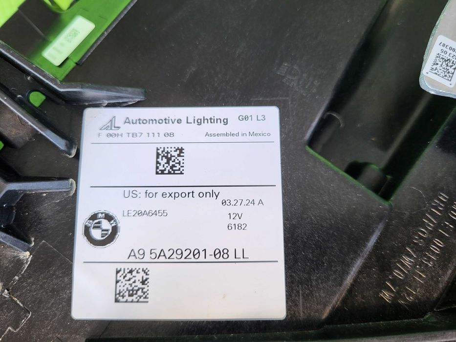 Фари 2024 комплект лед Bmw X3 X4 G01 G02 Европа фара рестайл led БМВ