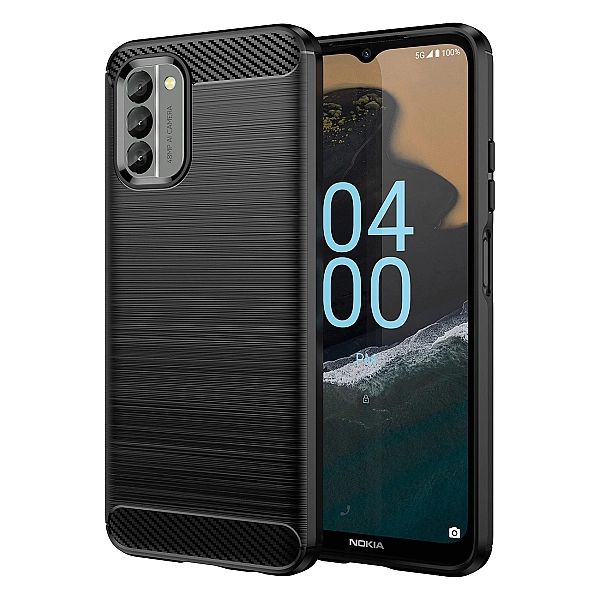 Carbon Case etui Nokia G400 elastyczny silikonowy karbonowy pokrowiec