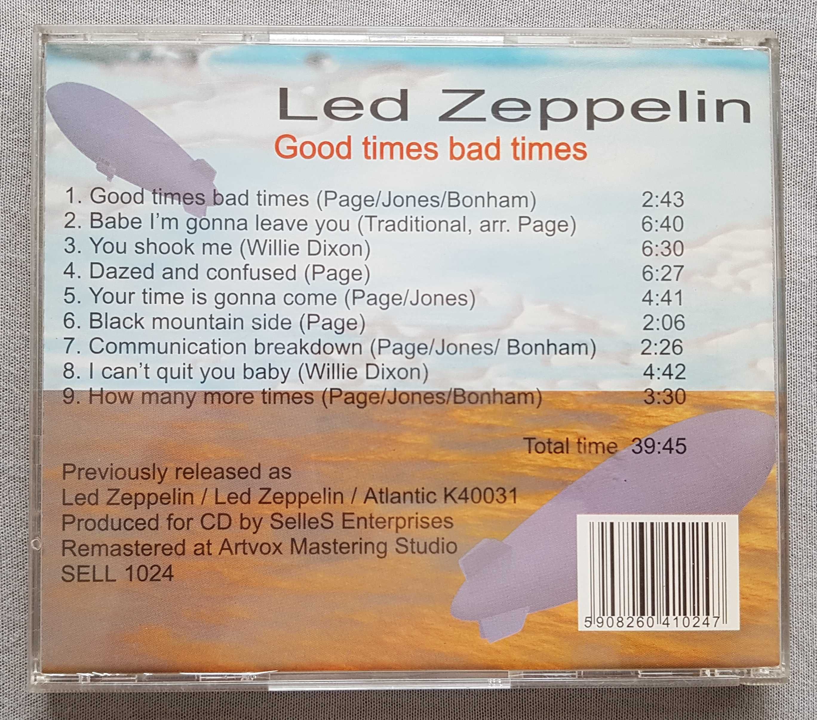 Led zeppelin Good times bad times CD