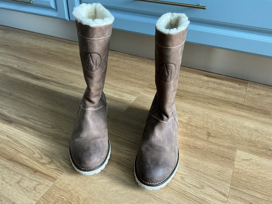 Botas de pele ARMANI JEANS NOVAS