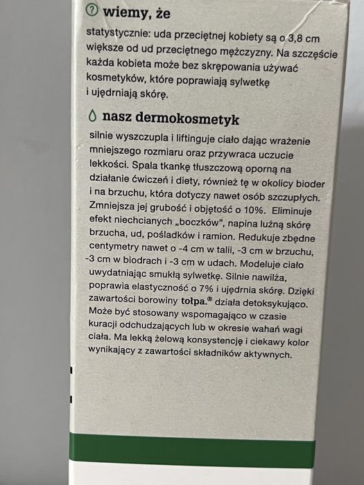 Okazja! Nowy Wyszczuplający Koncentrat Modelujący Tołpa