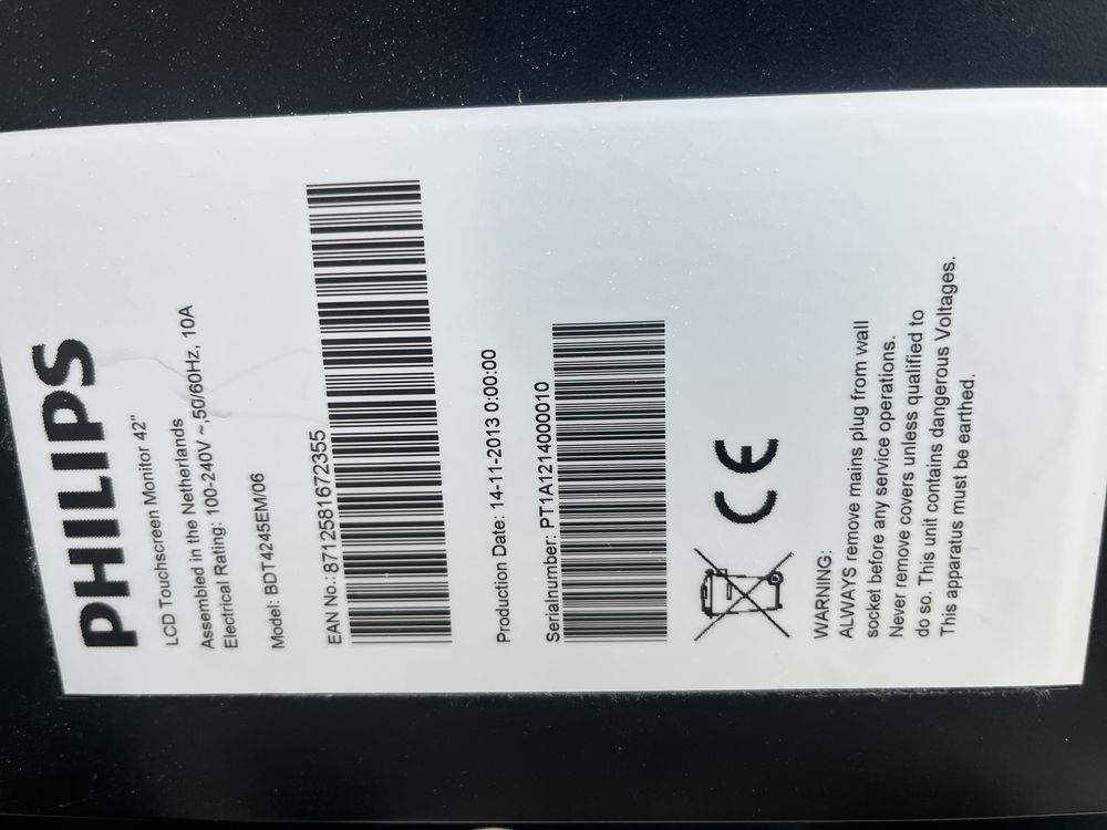 Monitor philips lcd