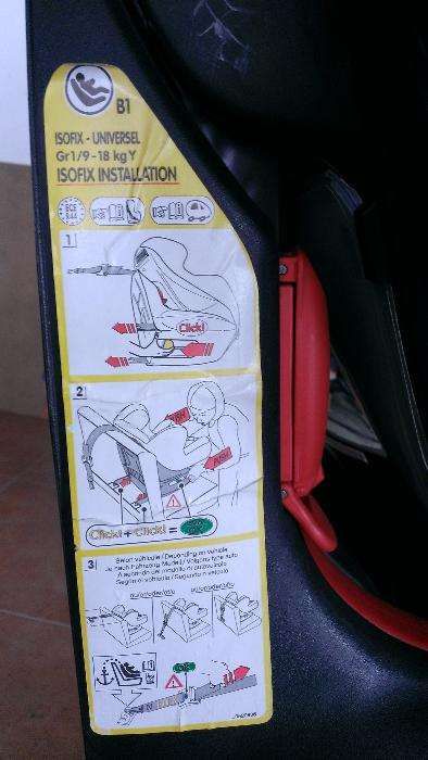 Cadeira Auto Isofix