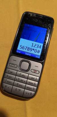 Nokia C2-01 prosty telefon na klawisze guziki Orange