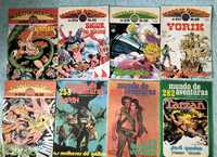 Lote vintage de revistas BD (Mundo Aventuras, Tintin, Zagor, etc)