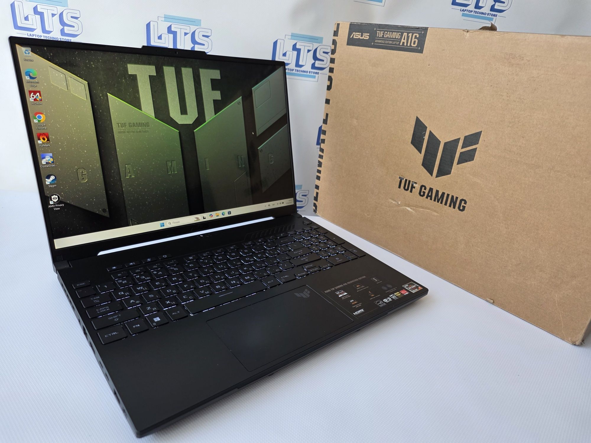 Asus Tuf A16 165Hz R7-7735HS/ram16/ssd512 RX7700S 8gb комплект