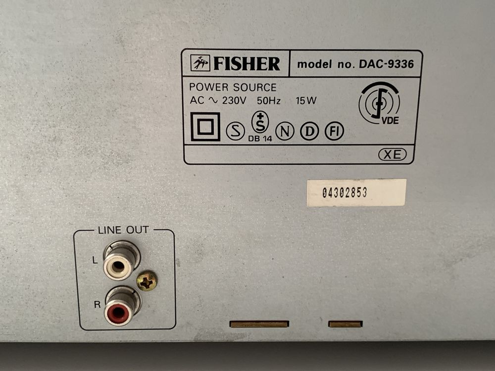 Fisher DAC 9336 odtwarzacz cd 24 plyty