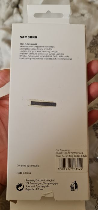 Oryginalne etui Samsunga dla samsung Flip Z3