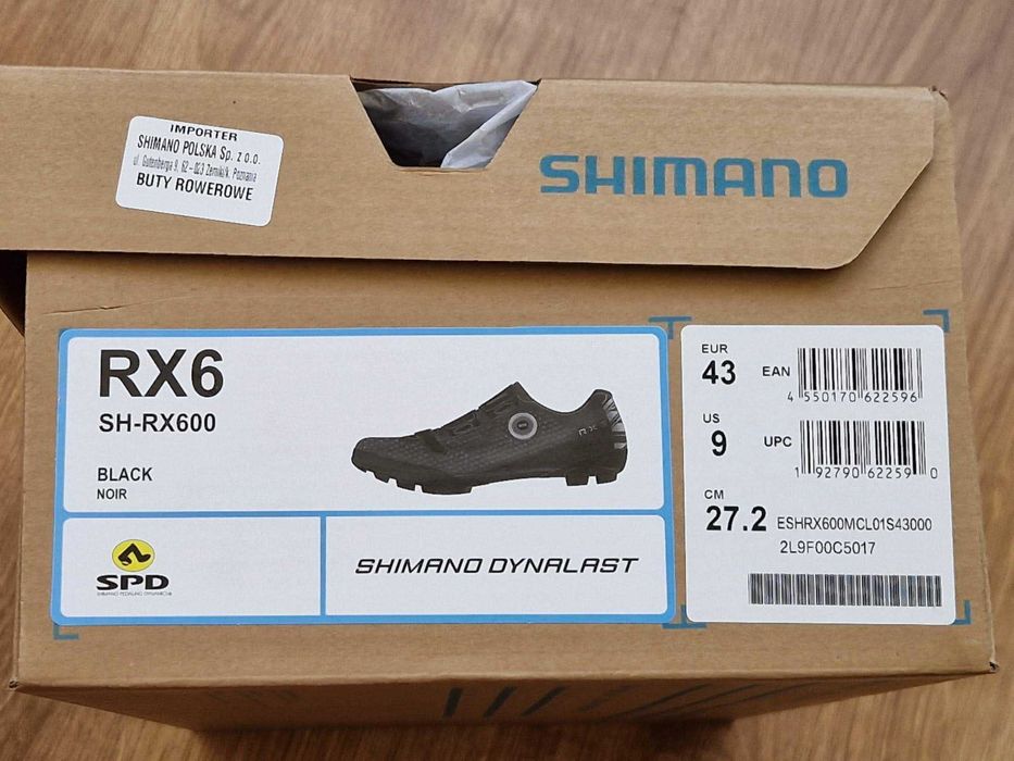 Buty na rower Shimano RX6 gravel na pedały SPD rowerowe