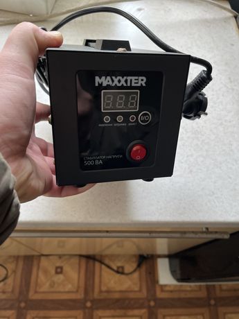 Стабілізатор напруги Maxxter 500 BA (MX-AVR-E500-01)