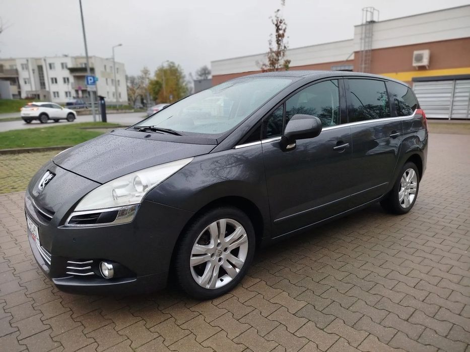 Peugeot 5008 Świeże, piękne auto, zadbany rodzinny VAN, tanio, OKAZJA, 2 kpl. kół