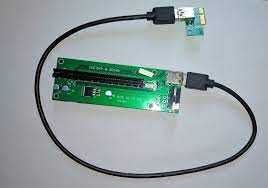 RISER PCI-E 1X-16X USB 3.0 VER 006C - Molex