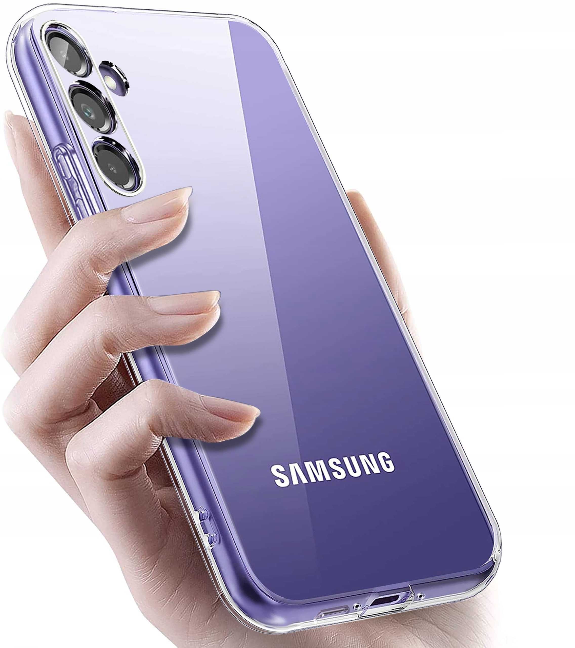 Etui do Samsung A54 5G WZMACNIANE 360° CLEAR Szkło