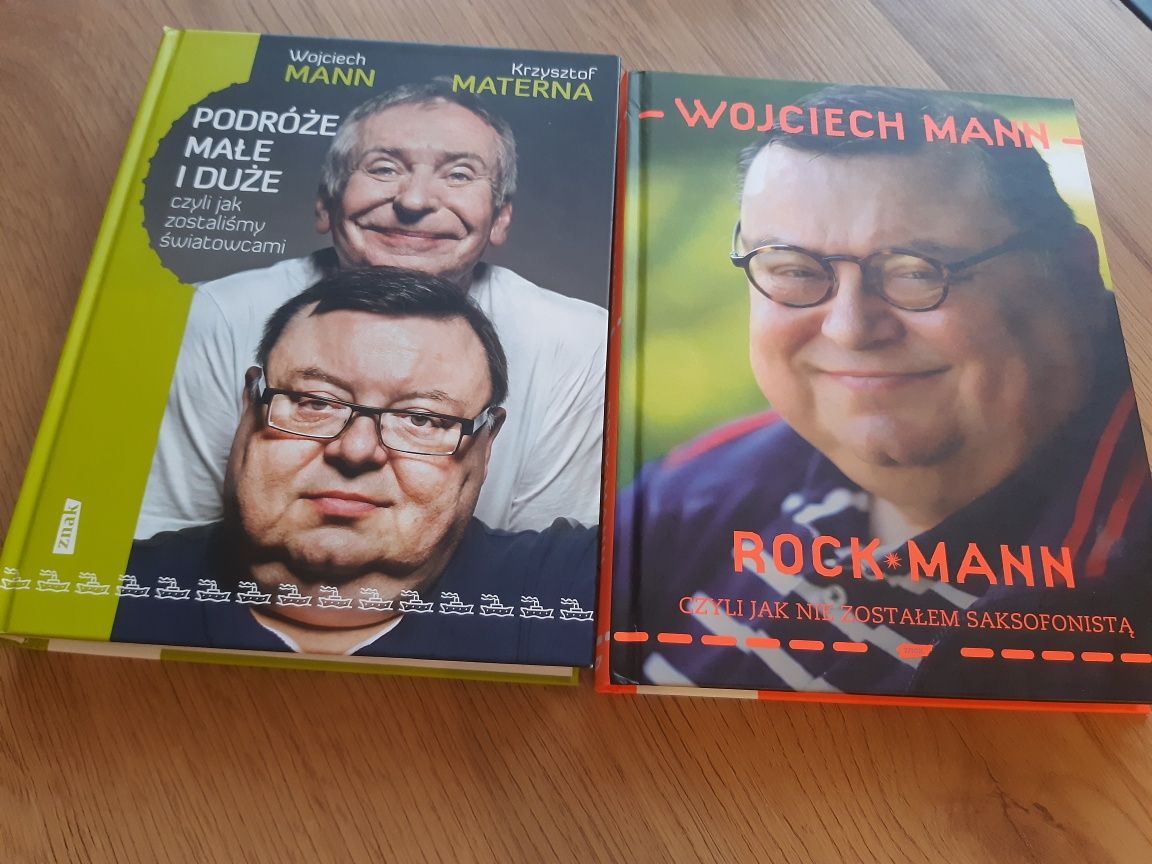 Zestaw książek Mann i Materna: Rock Mann; Podróże małe i duże.