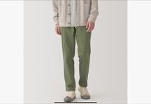 Muji- Chinosy slim zielone rozm. S