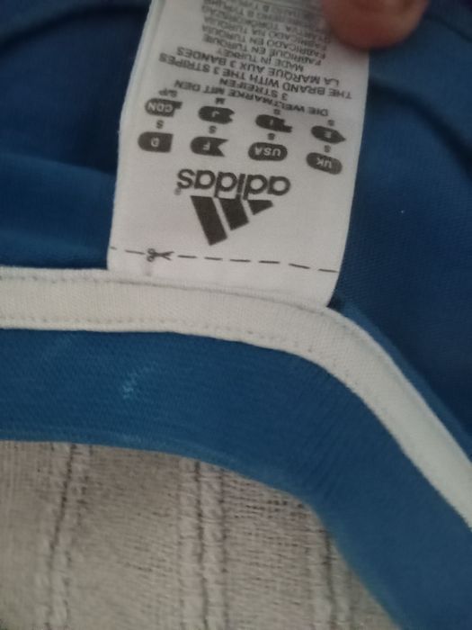 T-shirt azul desporto adidas