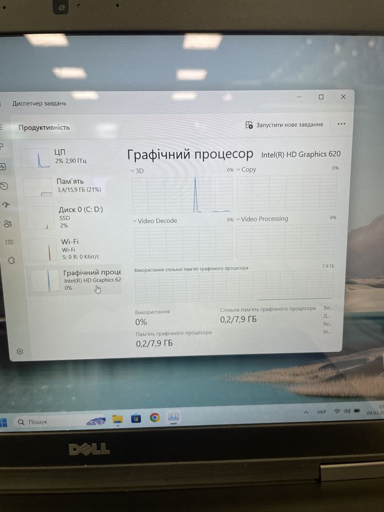 Продам ноутбук Dell i7 16gb