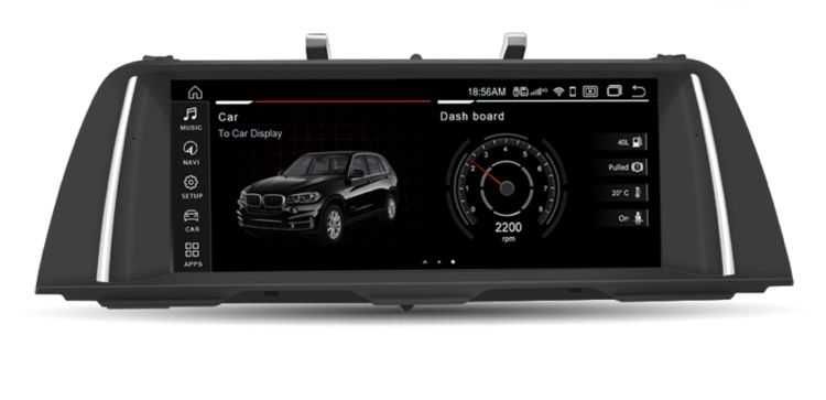 Radio BMW Android 10 Série 5 F10/F11 ecrã 10,25" CIC/NBT com garantia