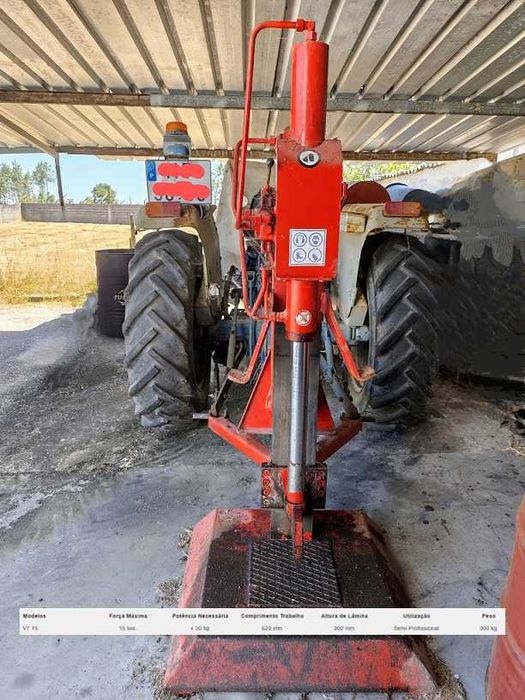 Trator Ford 3600 com Direção Assistida + Alfaias Fresa, Rachador,Caixa