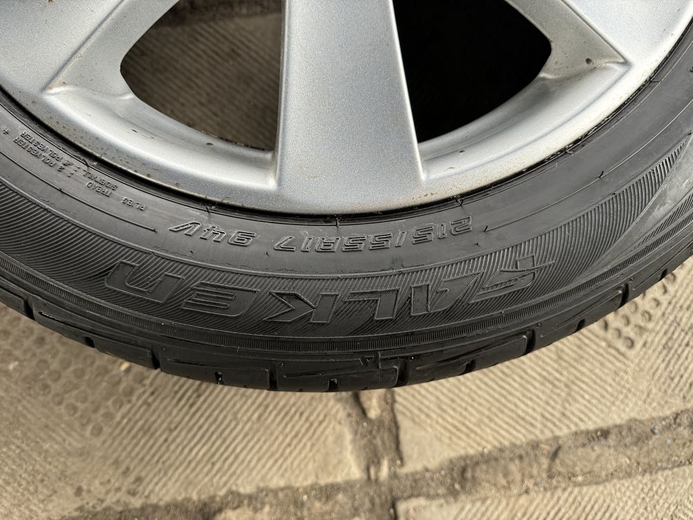 215/55R17-4шт Falken оригінал із Німеччини 7,5мм в наявності!