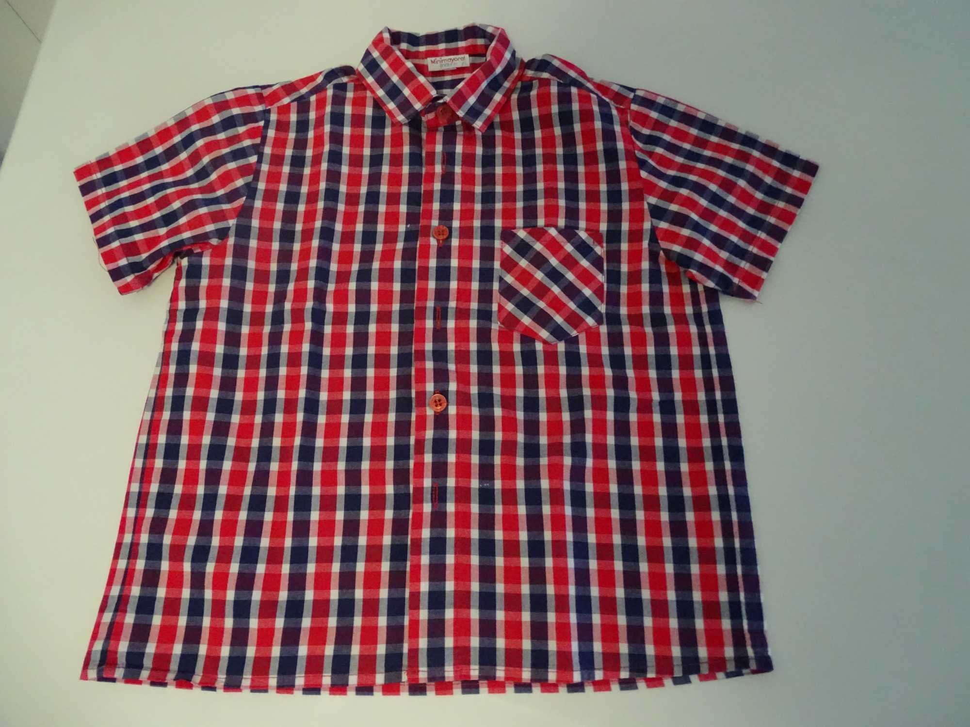 Camisa curta Mayoral (vermelha) 5 anos